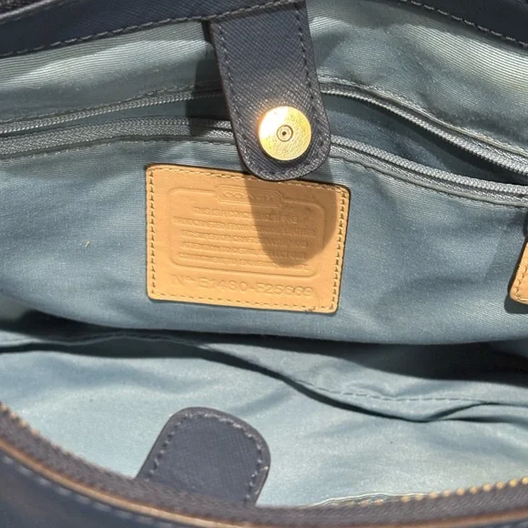 Vintage Coach Leather Peyton Jordan Double Zip Satchel. - Picture 8 of 16